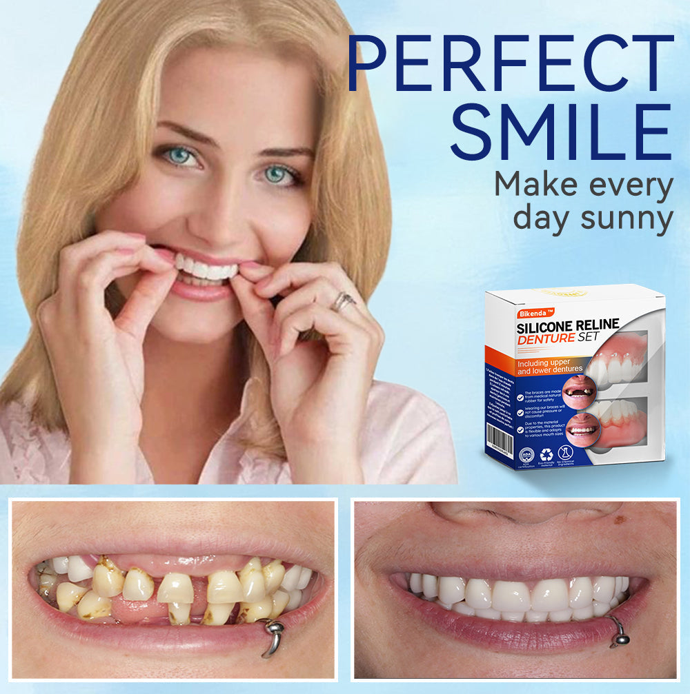 Bikenda™ Silicone Denture Ruler Set 🦷 (👩🔬 AMA Compliant, Approved by Professional Dentists) 🎄